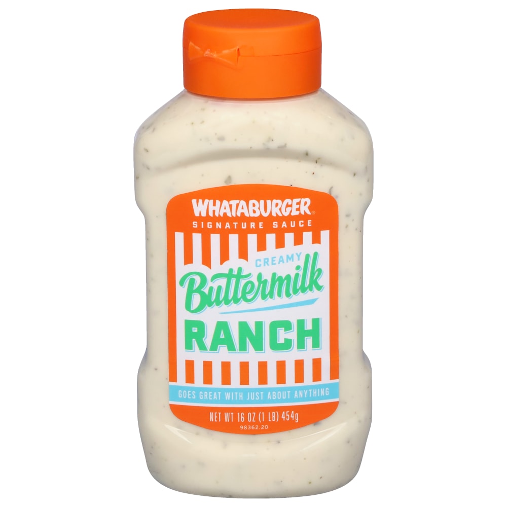 Whataburger Buttermilk Ranch Dressing – US menu price and nutrition facts